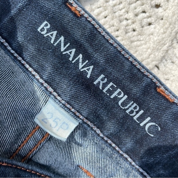 [25] Banana Republic Women’s Low Rise Dark Wash Denim Flare Leg Blue Jean - Picture 9 of 9